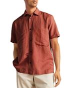 Ted Baker Ailiss Oversized Double Pocket Short Sleeve Shirt