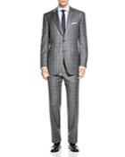 Canali Faint Plaid Siena Classic Fit Suit