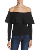 Cupcakes And Cashmere Otis Off-the-shoulder Sweater