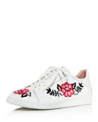 Kate Spade New York Everhart Floral Embroidered Low Top Sneakers
