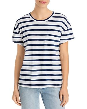 Marc New York Striped Short Sleeve Pocket Tee