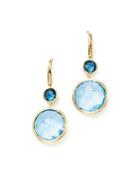 Marco Bicego 18k Yellow Gold Jaipur Mixed Blue Topaz Drop Earrings - 100% Exclusive