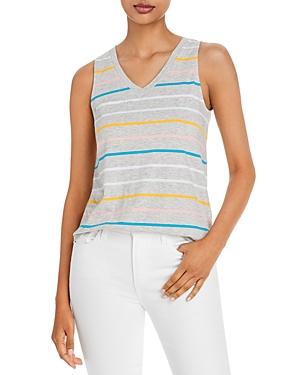 Marc New York Striped Sleeveless Top