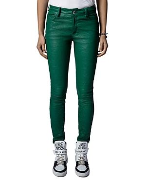 Zadig & Voltaire Textured Leather Pants