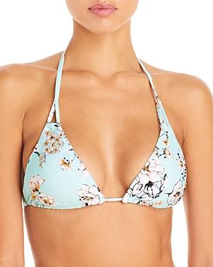 Pq Swim Beaded Printed Bikini Top