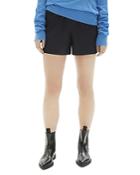 Helmut Lang High-waisted Cotton Twill Shorts