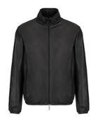 Emporio Armani Reversible Leather To Nylon Jacket