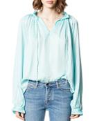 Zadig & Voltaire Theresa Embellished Tunic