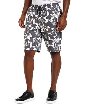 Robert Graham Cyclone Tropical Print Classic Fit Drawstring Shorts