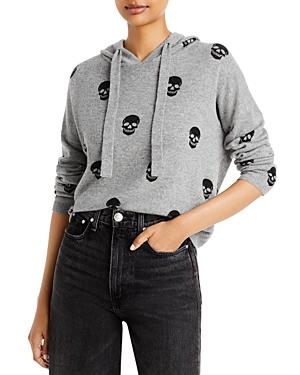 Aqua Cashmere Skull Print Hoodie - 100% Exclusive