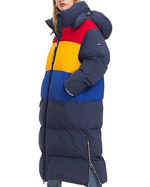 Tommy Jeans Oversized Color-block Puffer Coat