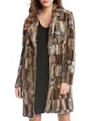 Karen Kane Faux Fur Paneled Coat