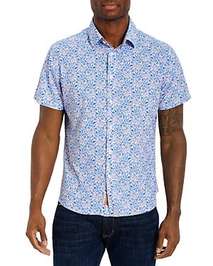 Robert Graham Del Sol Stretch Printed Classic Fit Button Down Performance Shirt