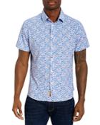 Robert Graham Del Sol Stretch Printed Classic Fit Button Down Performance Shirt