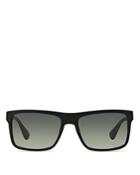 Prada Rectangle Brushed Matte Sunglasses, 57mm