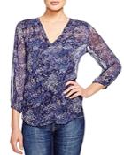 Joie Axcel Printed Silk Blouse
