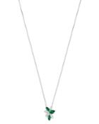 Bloomingdale's Emerald & Diamond Pendant Necklace In 14k White Gold, 16 - 100% Exclusive