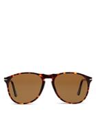 Persol Polarized Vintage Icons Round Sunglasses, 55mm