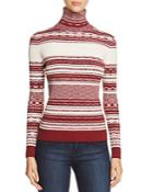 Tory Burch Julie Ribbed Turtleneck Sweater