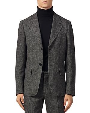 Sandro Micro-check Slim Fit Suit Jacket