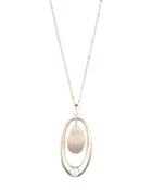 Carolee Sculptural Cultured Freshwater Pearl Drop Pendant Necklace, 36