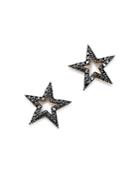 Bloomingdale's Black Diamond Star Stud Earrings In 14k Yellow Gold, 0.33 Ct. T.w. - 100% Exclusive