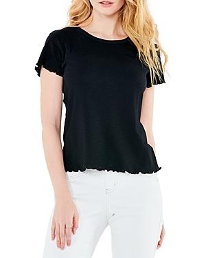 Nzt Nic+zoe Short Sleeve Lettuce Trim Tee