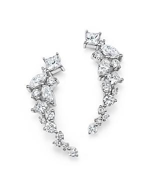 Diamond Fancy Cut Ear Climbers In 14k White Gold, 1.0 Ct. T.w. - 100% Exclusive