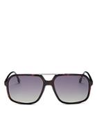 Carrera Unisex Polarized Brow Bar Square Sunglasses, 59mm