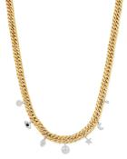 Meira T 14k Yellow & White Gold Diamond Multi-charm Necklace, 18