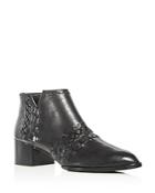 Donald J Pliner Bowery Woven Pointed Toe Booties