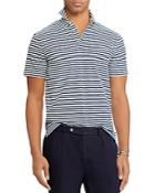 Polo Ralph Lauren Striped Custom Slim Fit Jersey Polo Shirt