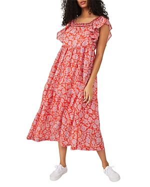 Free People Bonita Printed Midi Dress