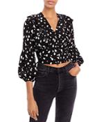 Bardot Camille Ruffled Crop Top