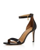 Tory Burch Women's Ellie Leather High-heel Ankle Strap Sandals