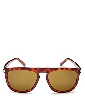 Calvin Klein Flat Top Square Sunglasses, 56mm
