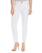 Beija-flor Audrey Skinny Ankle Jeans In White
