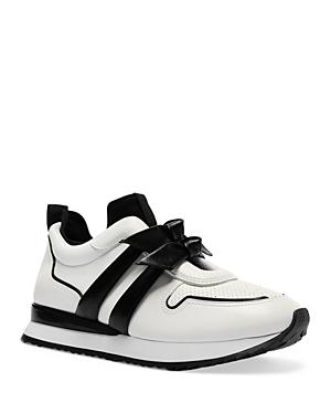 Alexandre Birman Women's Clarita Jo Double Bow Slip On Leather Sneakers