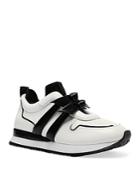 Alexandre Birman Women's Clarita Jo Double Bow Slip On Leather Sneakers