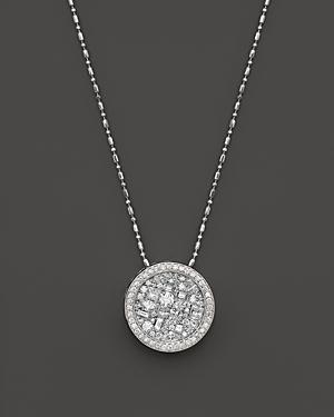 Diamond Mosaic Pendant Necklace In 14k White Gold, 1.45 Ct. T.w. - 100% Exclusive