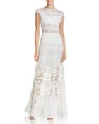 Bronx And Banco Flamenco Lace Gown
