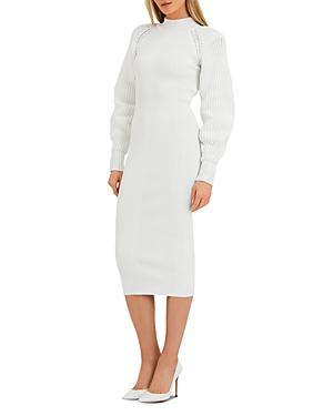 Herve Leger Ribbed Sweater Dress