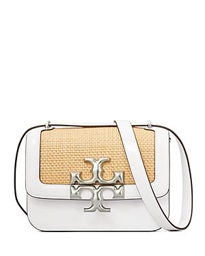 Tory Burch Eleanor Straw Small Convertible Shoulder Bag