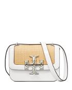 Tory Burch Eleanor Straw Small Convertible Shoulder Bag