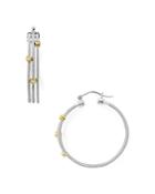 Bloomingdale's Marc & Marcella Diamond Earrings In 14k Gold-plated Sterling Silver & Sterling Silver, 0.11 Ct. T.w. - 100% Exclusive