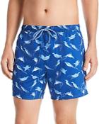 Boss Piranha Penguin-print Swim Shorts