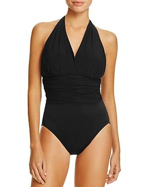 Magicsuit Yves Ruched Halter One Piece Swimsuit