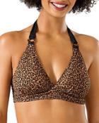 Tommy Bahama Sun Cat Reversible Halter Bikini Top