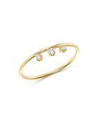 Zoe Chicco 14k Yellow Gold Diamond Crown Stacking Ring