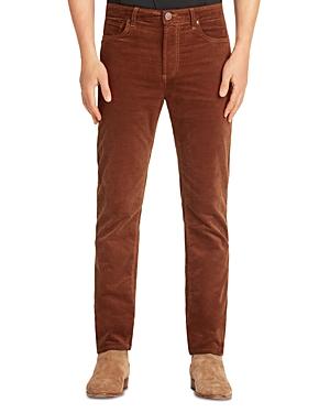 Monfrere Velvet Slim Straight Jeans In Cork